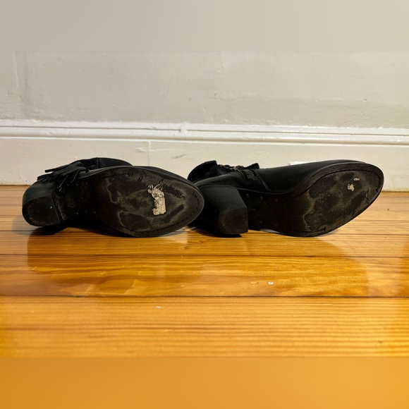 Sam Edelman Louie Fringe Boots Leather - Picture 3 of 6